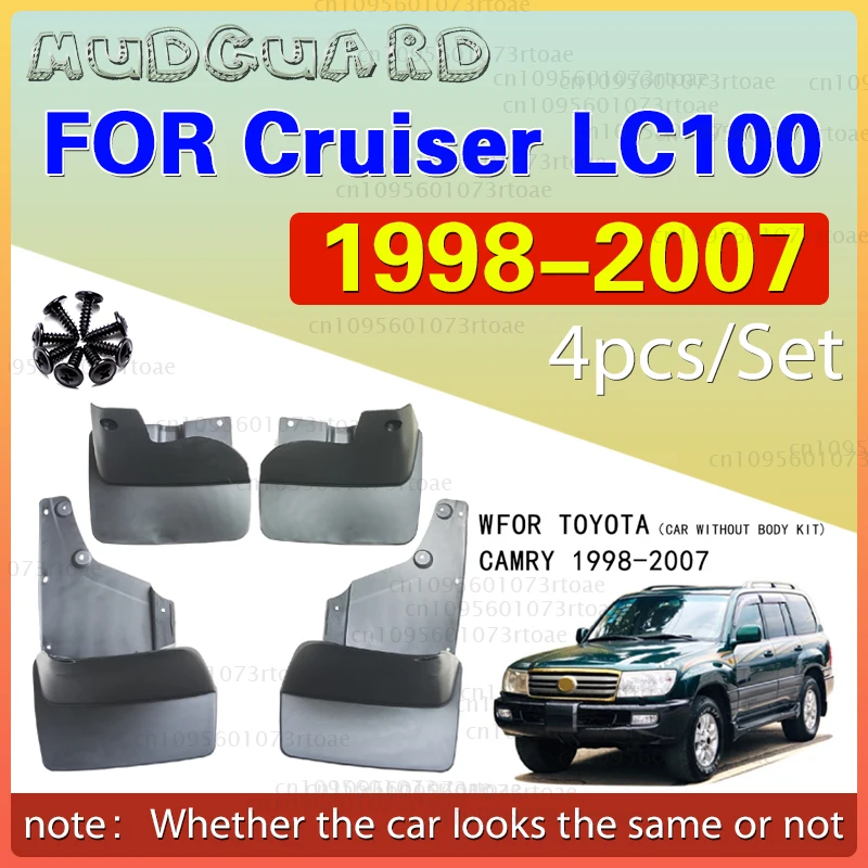 

Car Mudguards For Toyota Land Cruiser LC100 FJ100 J100 1999~2007 Lexus LX 470 Mudflaps Guards Mud Flaps Fender Auto Accessories