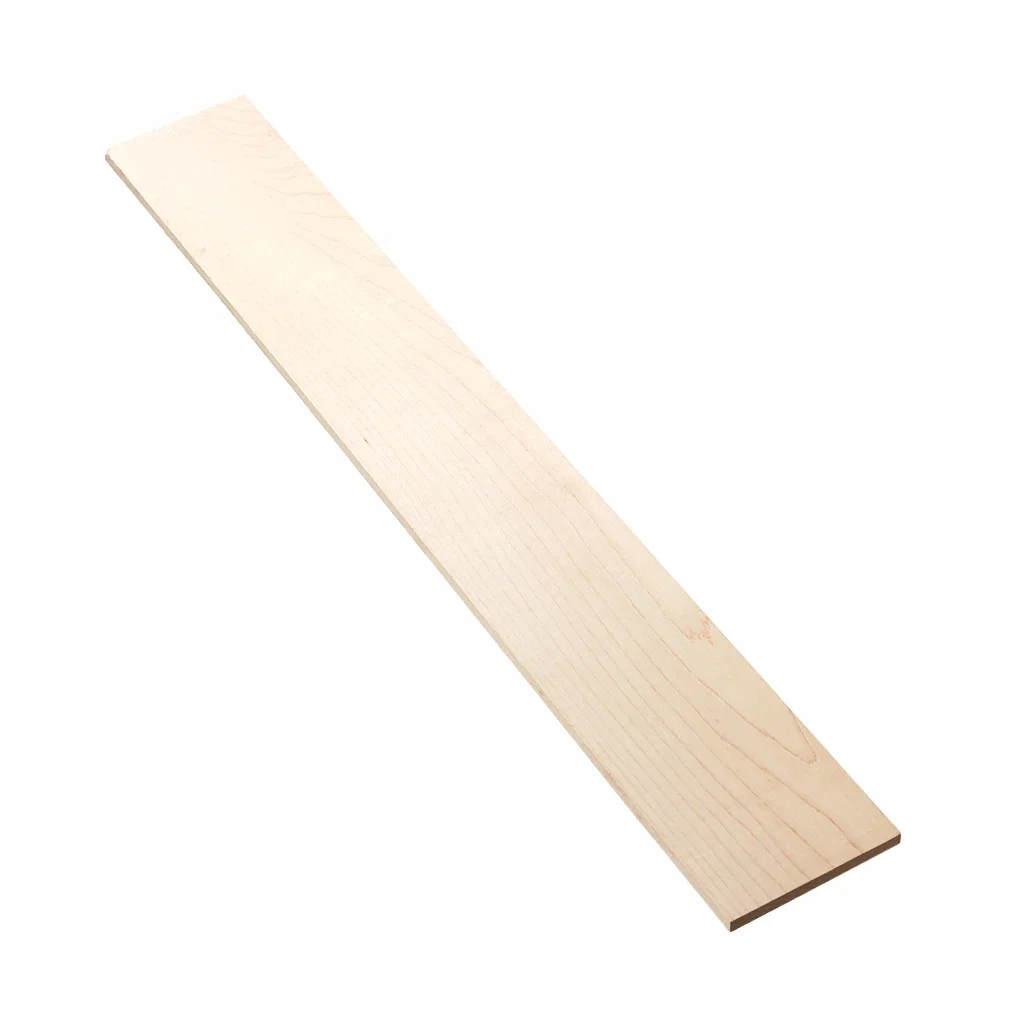 Uncut Maple Guitar Fretboard Blank, Custom DIY Fingerboard Plate for Electric Guitar & Bass Repair - view 2