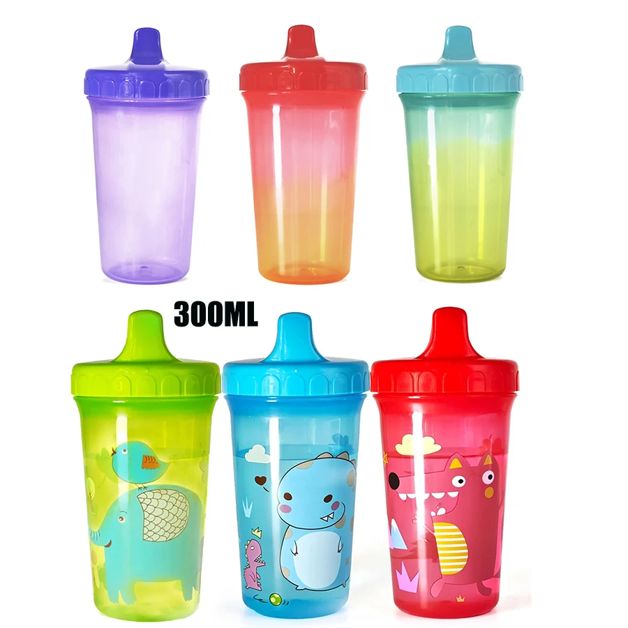 Children aged 1-6 years old 300ML learning drink duckbill cup, 6 colors, preferably made of PP material, anti drop, BPA free