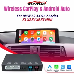 Wireless Apple CarPlay Android Auto Intelligent Decoder Box For BMW 1 2 3 4 5 6 7 Series X3 X4 X5 X6 MINI NBT CIC System AirPlay