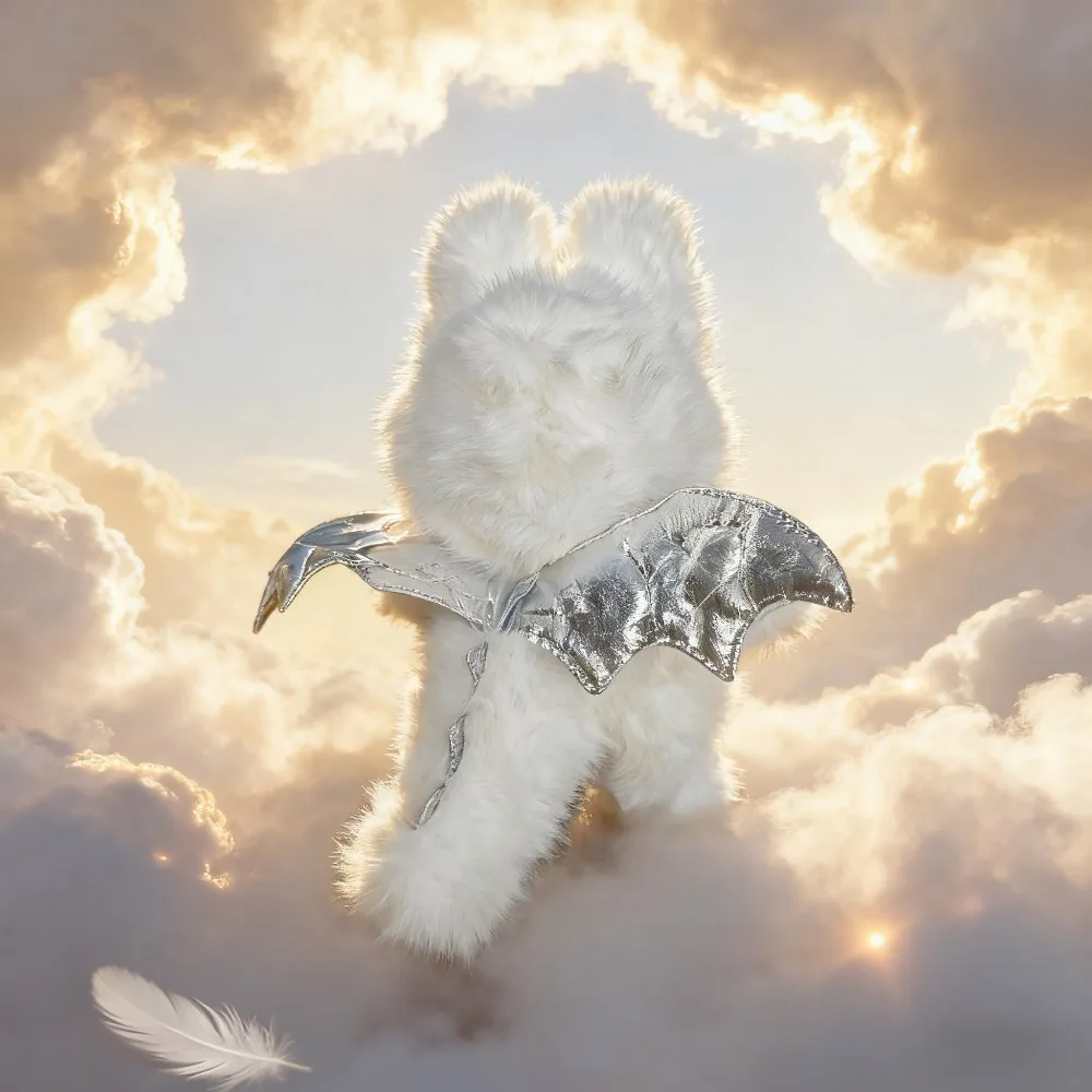 

2025 Heavenly Elf "Angel" Blind Box - Genuine Vinyl Keychain Gift, Angelic Sprite Surprise, Kids' Collectible