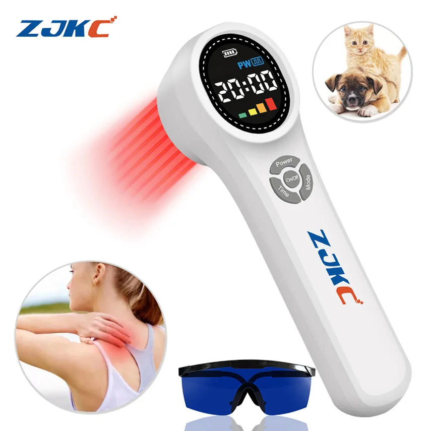 Handheld 1760mW 660nm 810nm Class 4 Laser Red Light Therapy for Arthritic Hands Sports Injuries Low Level Laser Treatment Device