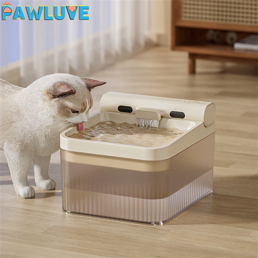 

Smart pet drinking fountain wireless automatic circulation induction non-plug large capacity mobile dog cat drinking fountain