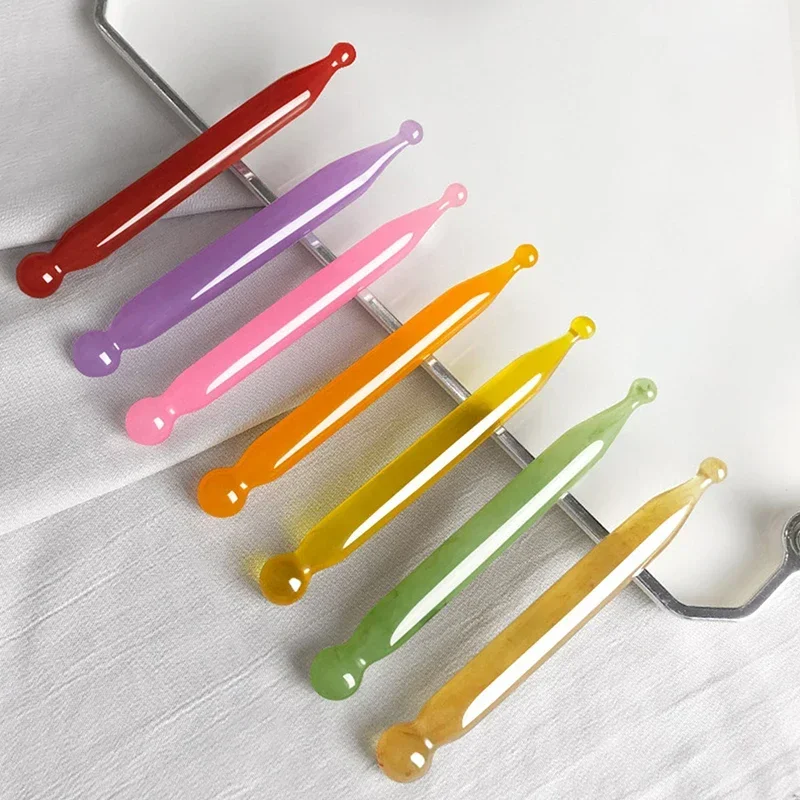 

1pcs Natural Jade Stick Stone Gua Sha Facial Massage Acupunctur Point Pen Chinese Medicine Guasha Beauty Messager Tool