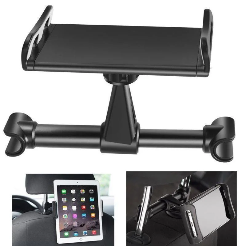 Autostoel Terug Tablet Telefoon Houder Achterkussen Tablet Stand Hoofdsteun Montagebeugel Ondersteuning voor 4-11 "Pad en Telefoon