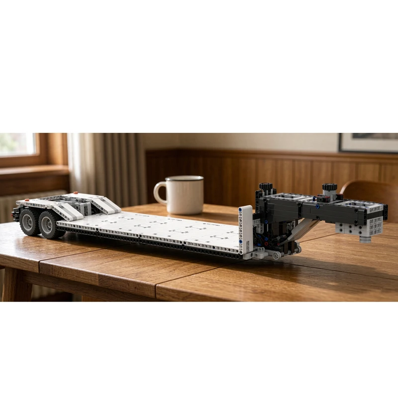 Building Block Truck MOC-107423 Semi-Trailer Transport Truck 769 Pieces Educational Toy Adult Birthday Gift Christmas Toy