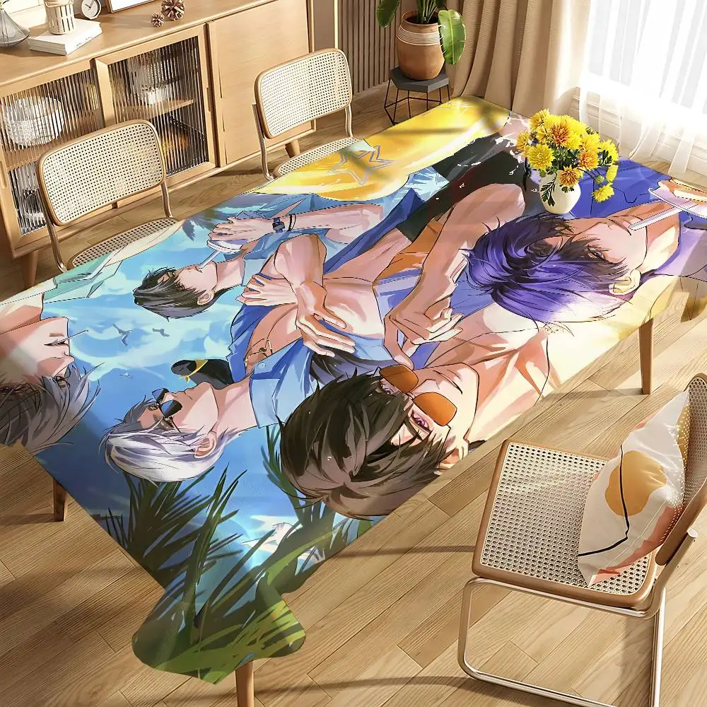L-Love And D-Deepspace De Tablecloths, washable tablecloths, trendy designs, suitable for dining tables and school desks.