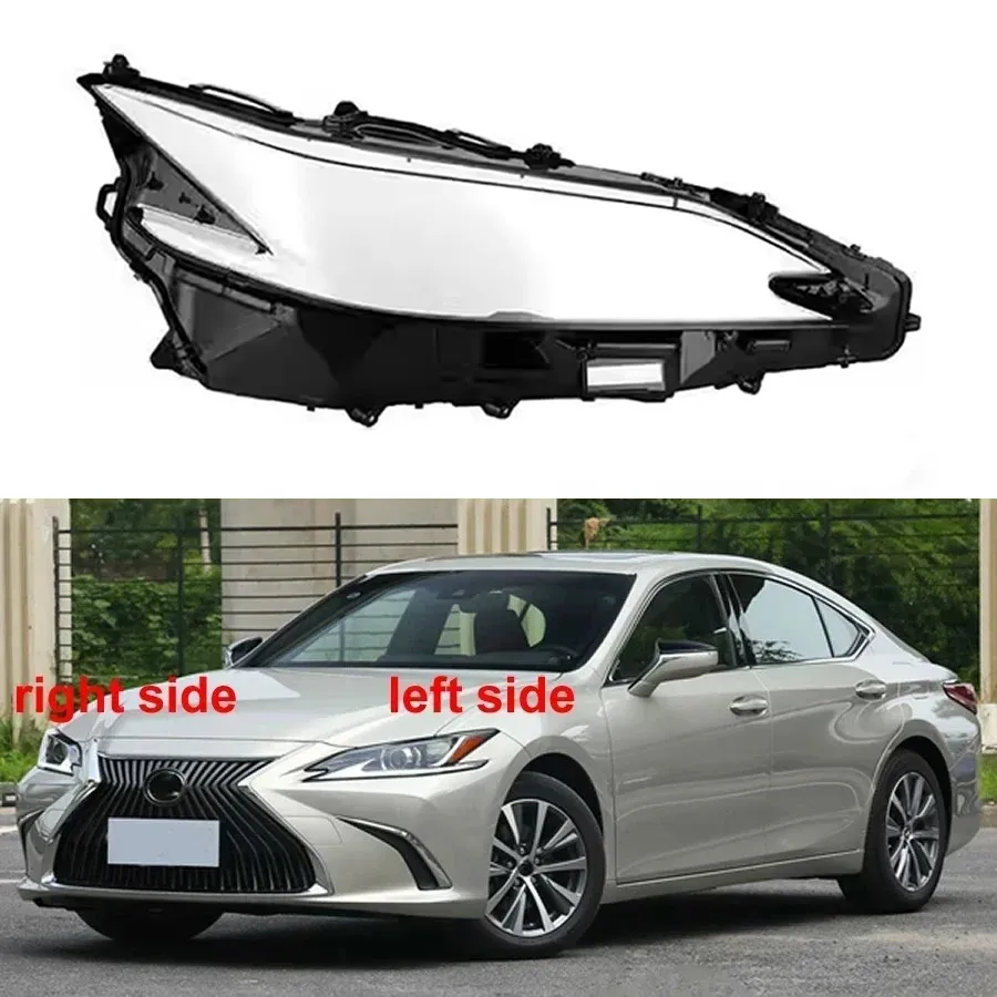 

For Lexus ES ES200 ES260 ES300 ES350 2018 2019 2020 Headlamp Cover Shell Lamp Headlight Shade Transparent Lens Lampshade