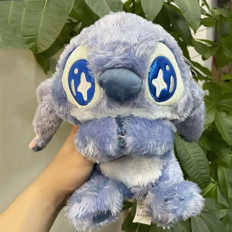 30cm Stitch Plüschtier mit Sternenaugen, Weiches Anime-Kuscheltier, Schlafkissen, Niedliches Auto-Plüsch-Ornament, Trendige Heimdekoration, Geschenk