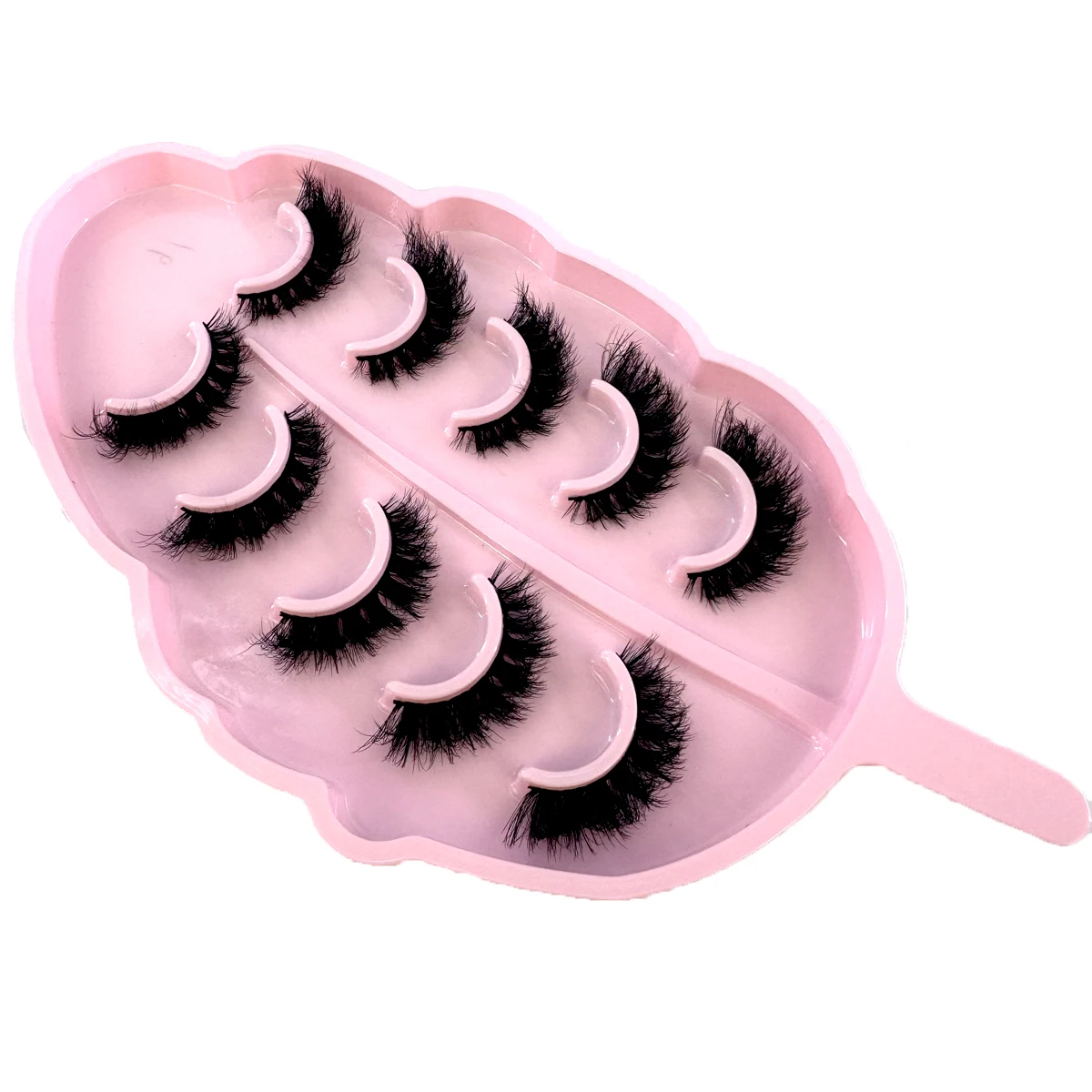 5 Paar Nerzwimpern, falsche Wimpern, natürlich/dick, lange Wimpern, weich, flauschig, dünn, 3D-Wimpern, Wimpernverlängerung, Make-up-Tools – Detail 16