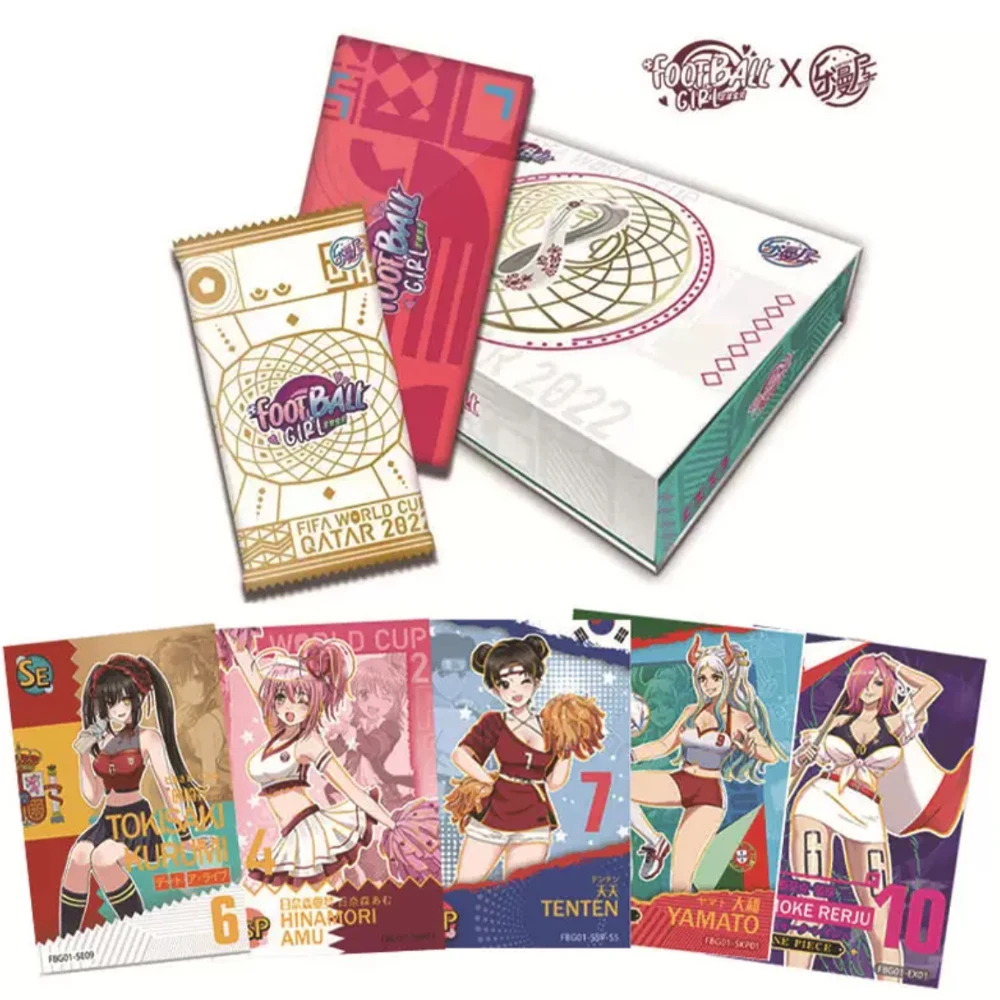 Cartas de colección de chica de fútbol de diosa Story, regalo de cumpleaños de figura de Anime, tarjetas de juego, juguetes de mesa para la familia, Navidad, venta al por mayor, nuevo