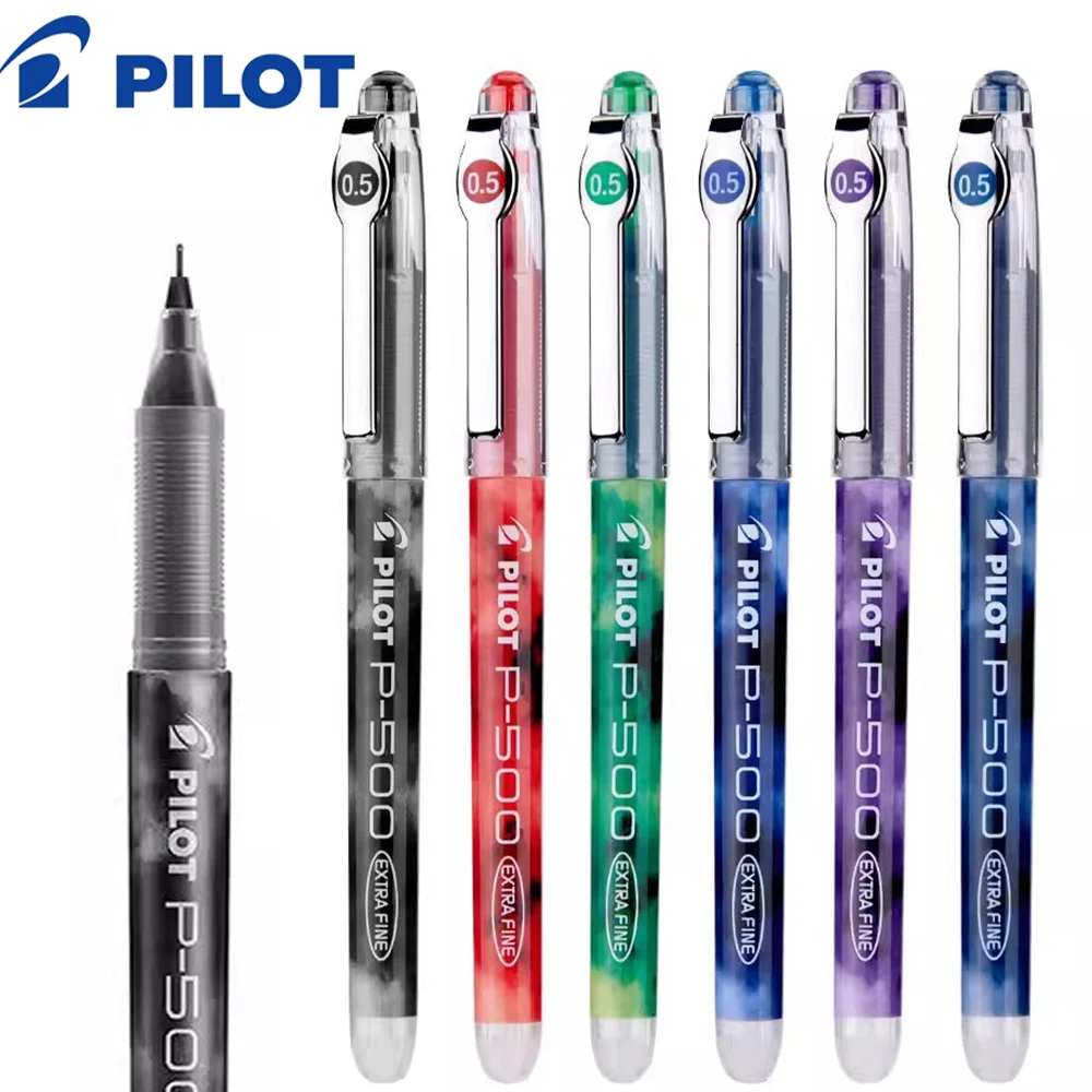 Japan Pilot Needle Tip Gel Pen BL-P500 Large-capacity Quick-drying/Smooth 0.5/0.7mm Cute Pens School Supplies Office Accessories