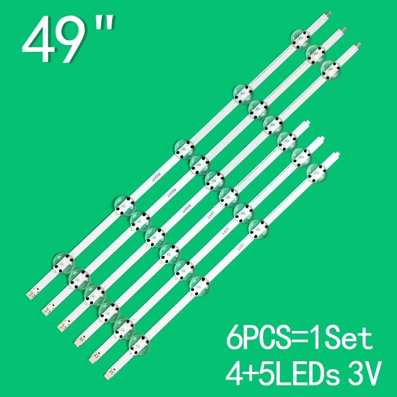 LED TV Backlight  For Arcelik_49_Clarity_3X5 3X4_1313FCA_R_5S1P REV.V5-B WCE60601-AB Right 3X5+3X4_1313FCA_L_4S1P REV.V5-B