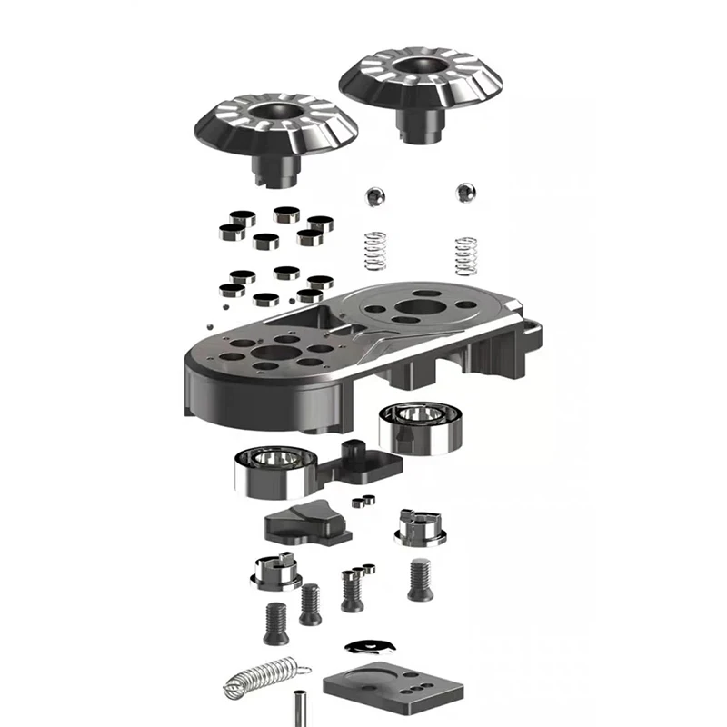 Kreatives OWL Edelstahl-Verbund-Multifunktionsspielzeug EDC Push Slider Fidget Sliders Angstlösendes Anti-Stress Sensorisches Spielzeug – Detail 1