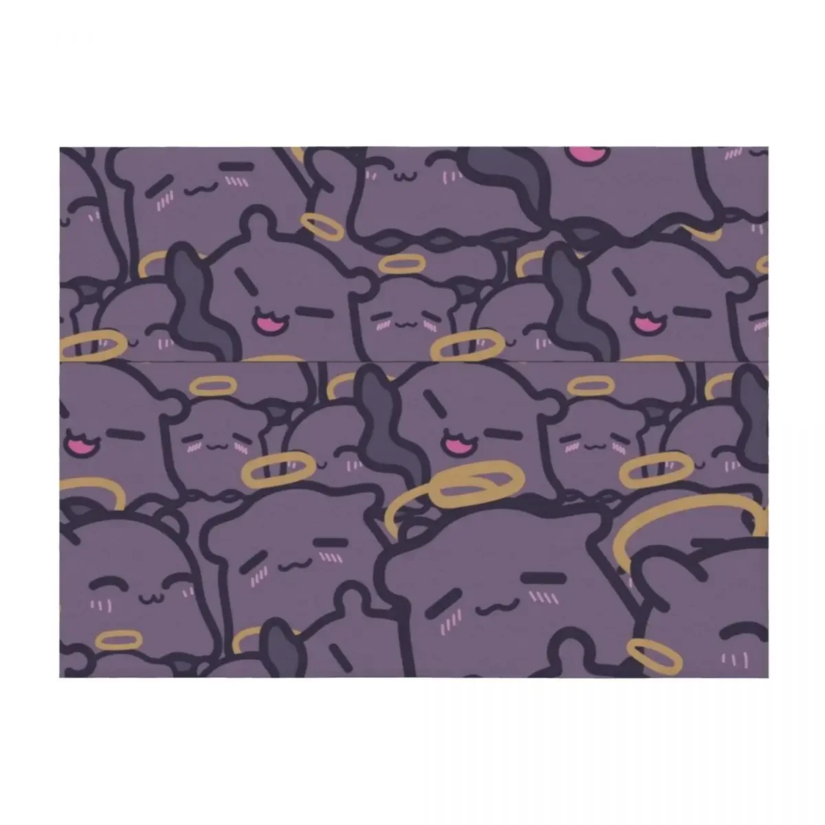

Hololive Ninomae Inanis Takodachi Throw Blanket Soft Plush Plaid Retros Flannel Soft Blankets
