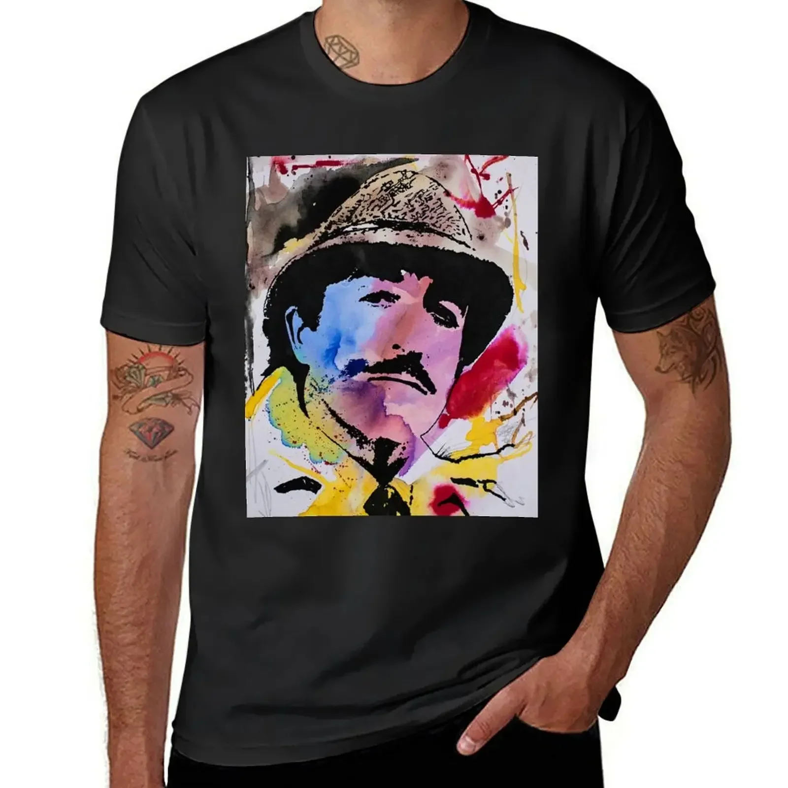 

Футболка Clouseau, топы больших размеров, мужская хлопковая футболка большого размера