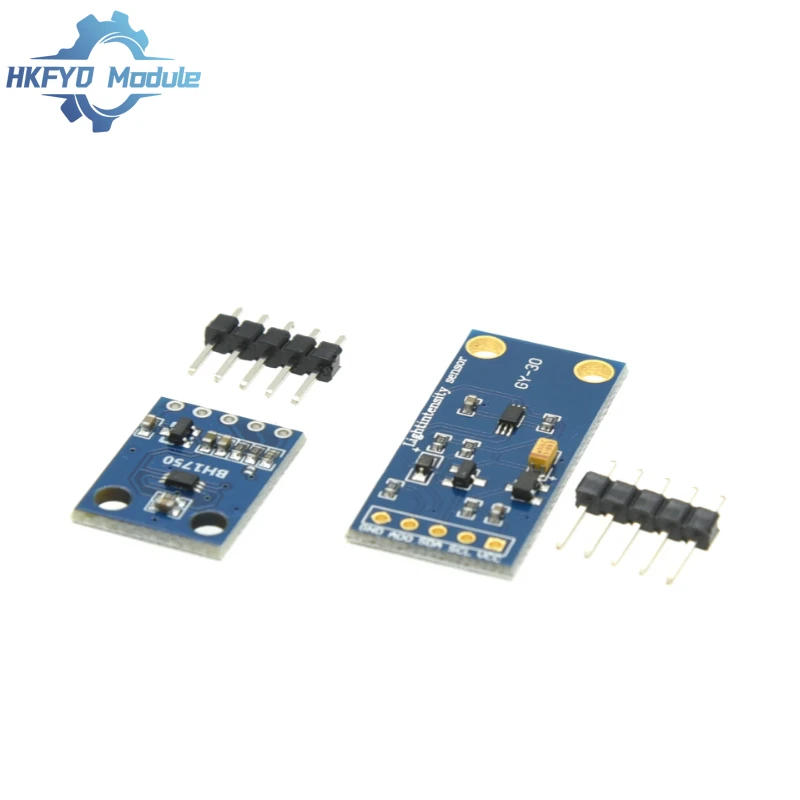 1-10PCS Digital Optical Intensity Illumination Sensor GY-30 GY-302 BH1750FVI BH1750  BH1750FVI Of Module For Arduino 3V-5V