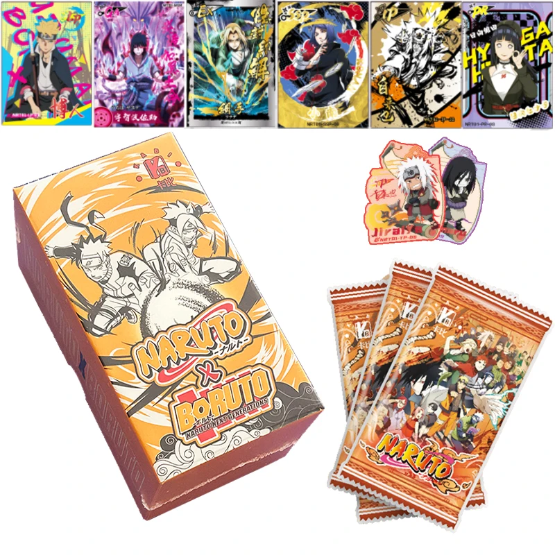 

Newest Anime Naruto Cards Hobby Rare GA EX Collection Playing Games TCG Trading Card Sasuke Ninja Kakashi For Kids Gift Toys