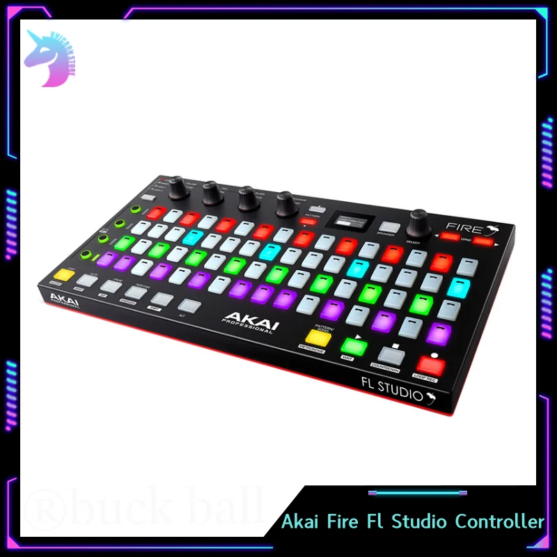 Akai Fire Fl Studio Controller Fl Studio Fruity Edition Software Oled Display Music Percussion Dj Stage Pad Synthesizer Custom