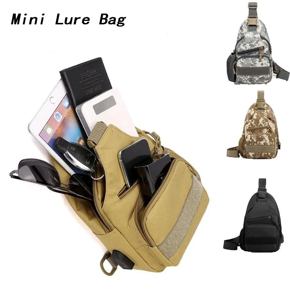 

Mini Climbing Multi-Purpose travel Crossbody Fishing Fishing Tackle Sling Outdoor Waterproof Shoulder Backpack