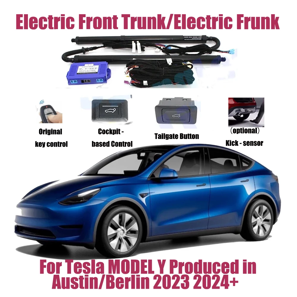 For Tesla MODEL Y Produced in Austin/Berlin 2023 2024+ Car Automatic Front kit Opening Trunk Intelligent Electric Front Trunk