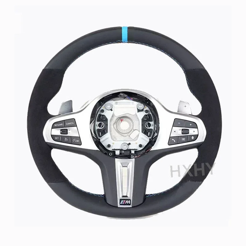 Upgrade Alcantara Leather Customized Led Racing Wheel For BMW Steering Wheel M3 M5 G Series 1- 4 Series X1 X2 X3 X4 X5 X6 X7 Z4