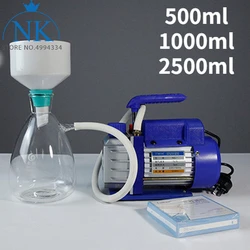 1Set 500ml 1000ml 2500ml Suction Filter Device,Buchner Funnel,Filter Flask For Laboratory Equipment