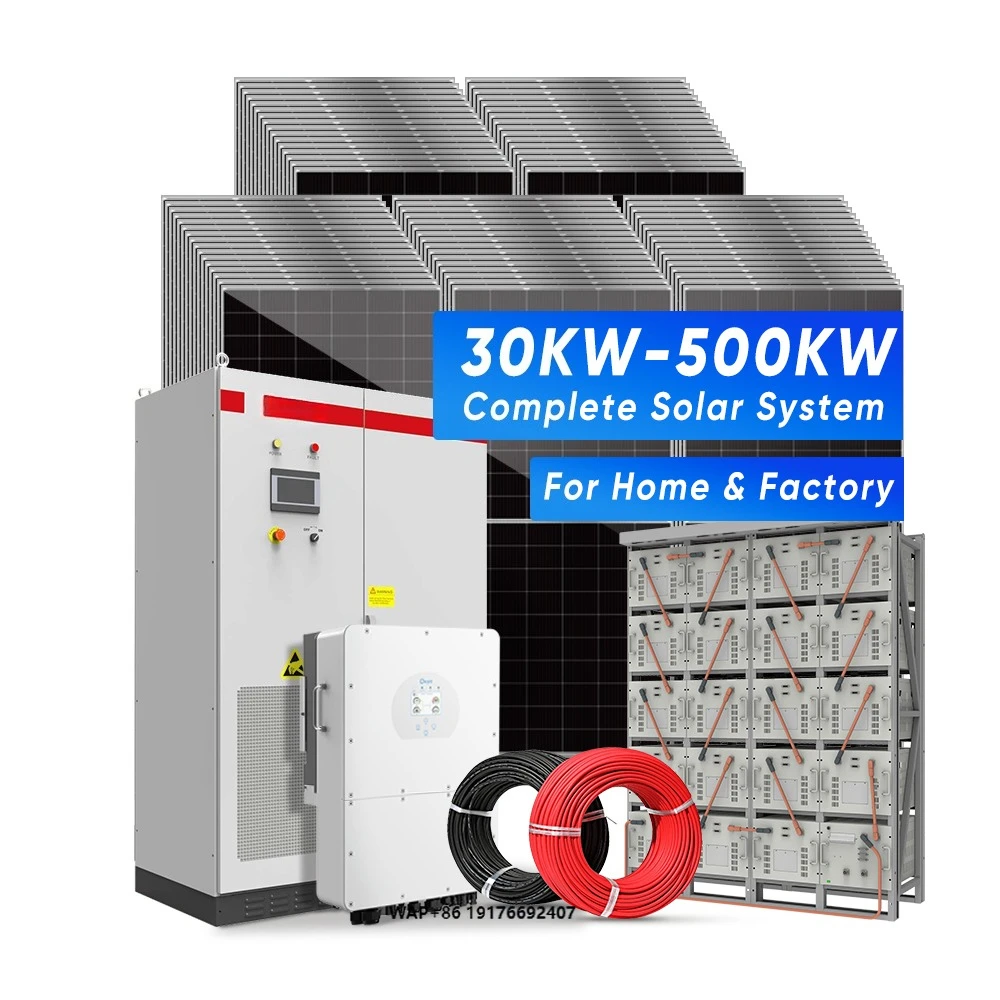 Sunevo Commercial Hybrid Solar Energy System 30Kw 50Kw 100Kw 200Kw 300Kw 500Kw Off Grid Solar Power System With Battery