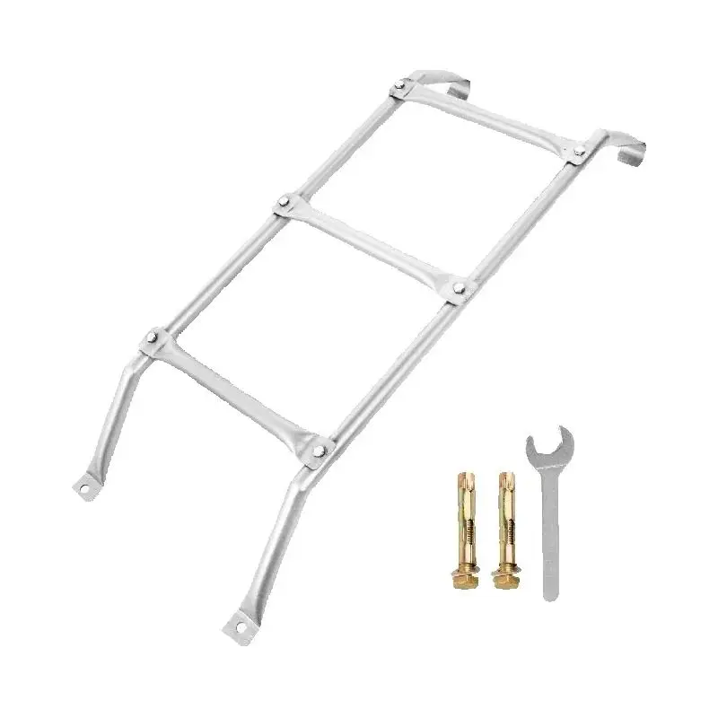 SucceBuy 4 ステップ出口はしご地下室地下室出口窓井戸はしご屋根裏はしご部品脱出はしご 300 ポンド耐荷重