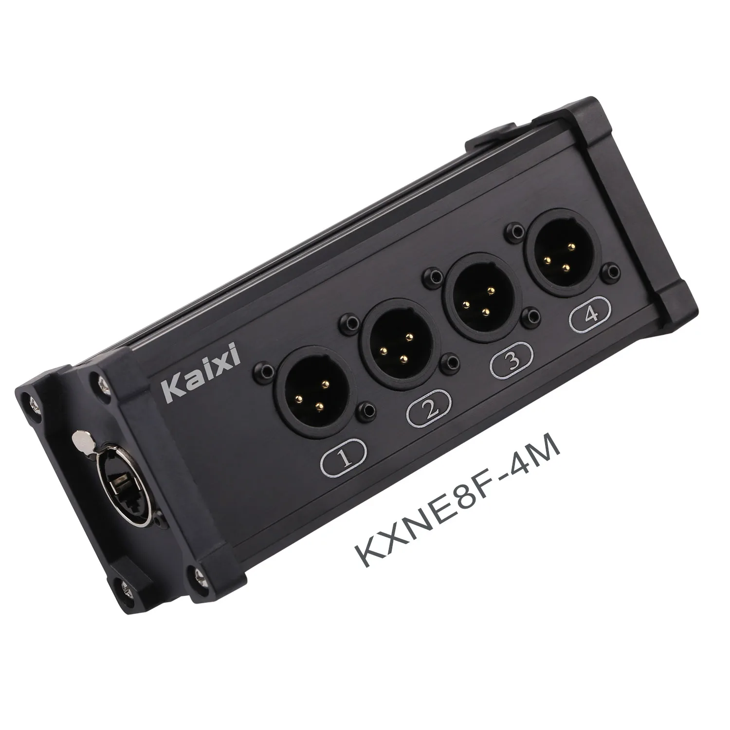 무대 사운드 조명 및 녹음 스튜디오용 멀티 네트워크 XLR 케이블, 암수 RJ45 이더콘 NE8F-4M, 4 채널 3 핀