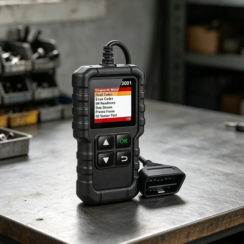 Engine Code Scanner Car Diagnostic Tool For Quick Vehicle Fault Detection Real-time Data Reading Compact And Portable