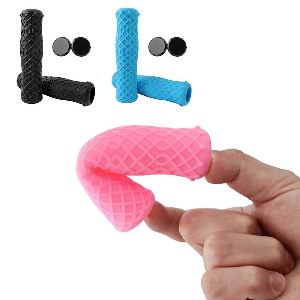 Silicone Bicycle Handlebar Grips Non-slip Various Colors Bike Rubber Handlebar Cover Durable Universal Bicycle Handle Cover