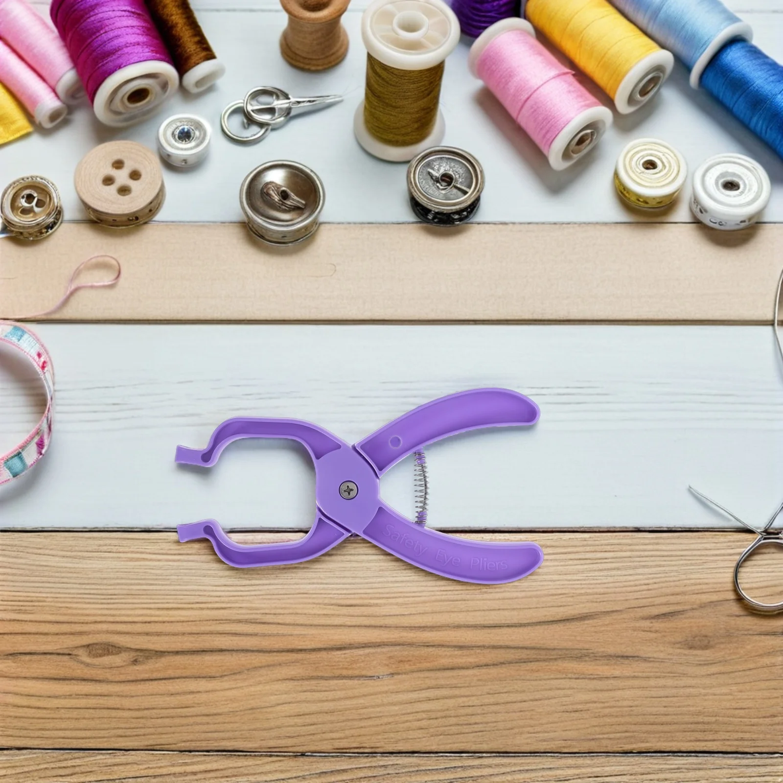 Precisieveiligheidsooginstelgereedschap Multifunctionele tangmal voor knuffels Amigurumi Veilige installatie Glad