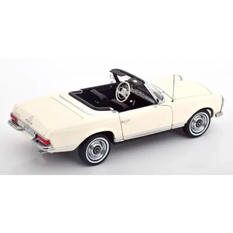 Diecast NOREV 1/18 Scale Benz 230 SL 1963 White Alloy Car Model Collectible Toy Gift Souvenir Display Ornament