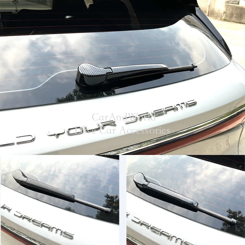 

Carbon Fiber Car Rear Window Windshield Wiper Arm Blade Cover Trims Molding For BYD ATTO 3 Yuan Plus Accessories 2021-2024