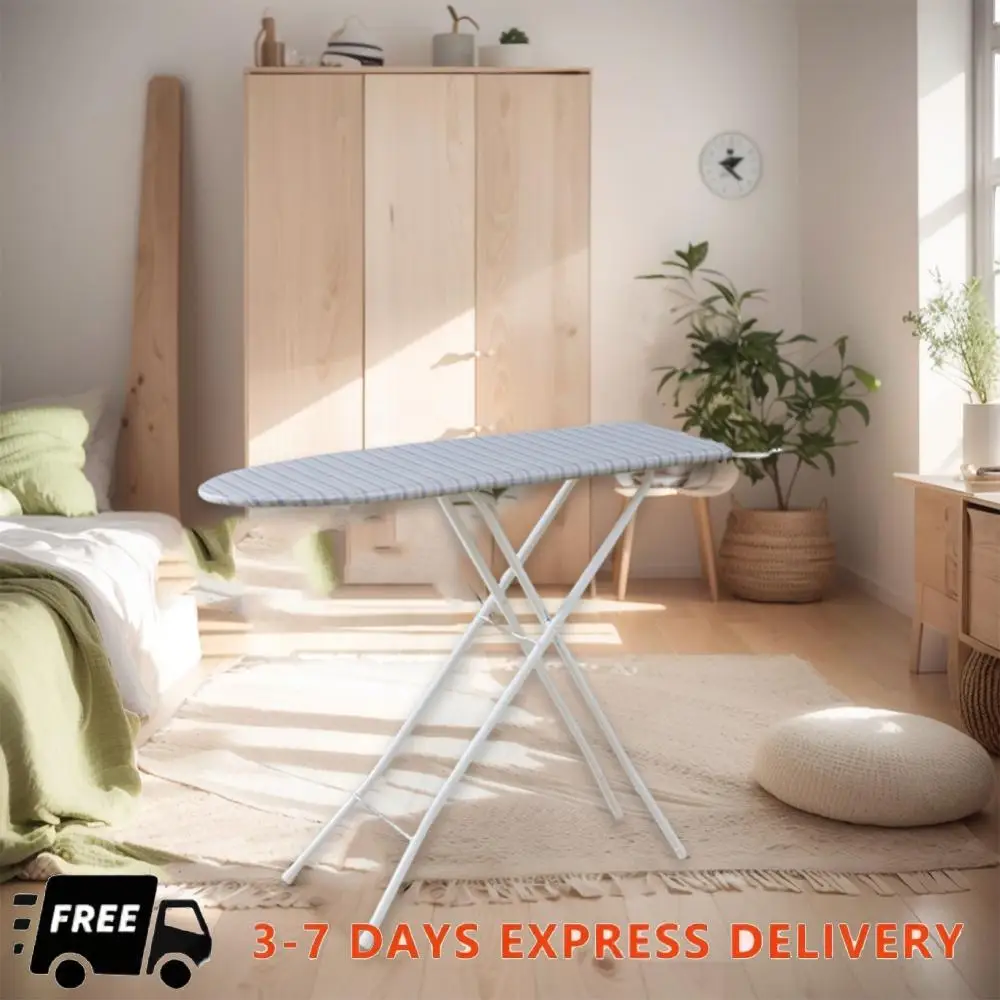 

Складная гладильная доска с подставкой для утюга с термостойким чехлом, регулируемой высотой для домашней прачечной