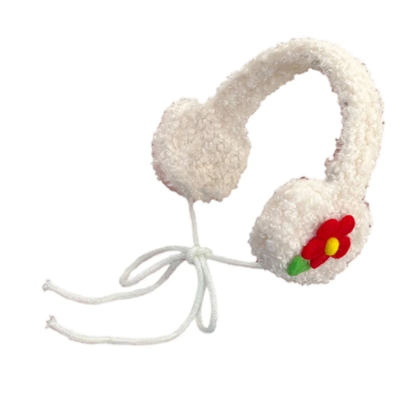 MXMB bandeau élastique cache-oreilles en peluche confortable cache-oreilles réglable cache-oreilles pour garder les oreilles au