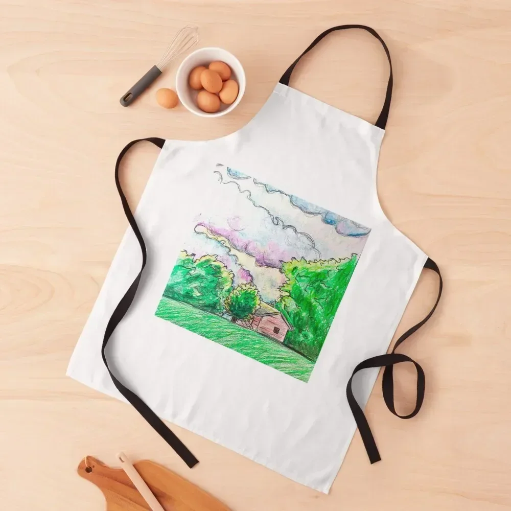 

oakwood Apron Woman Work Kitchen Items For Home Apron