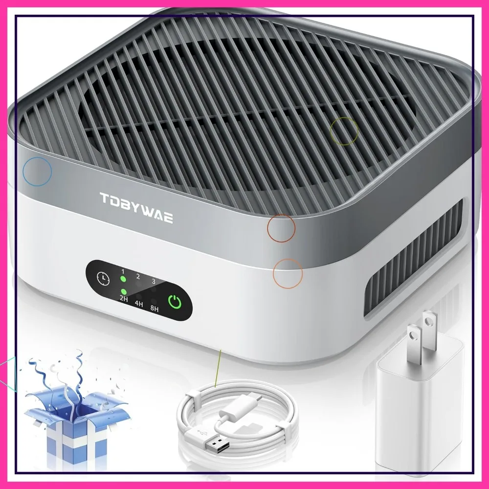

HEPA Air Purifier for Home - 600 Sq Ft Coverage, Ultra Quiet for Bedroom, Pet Allergies & Smoke