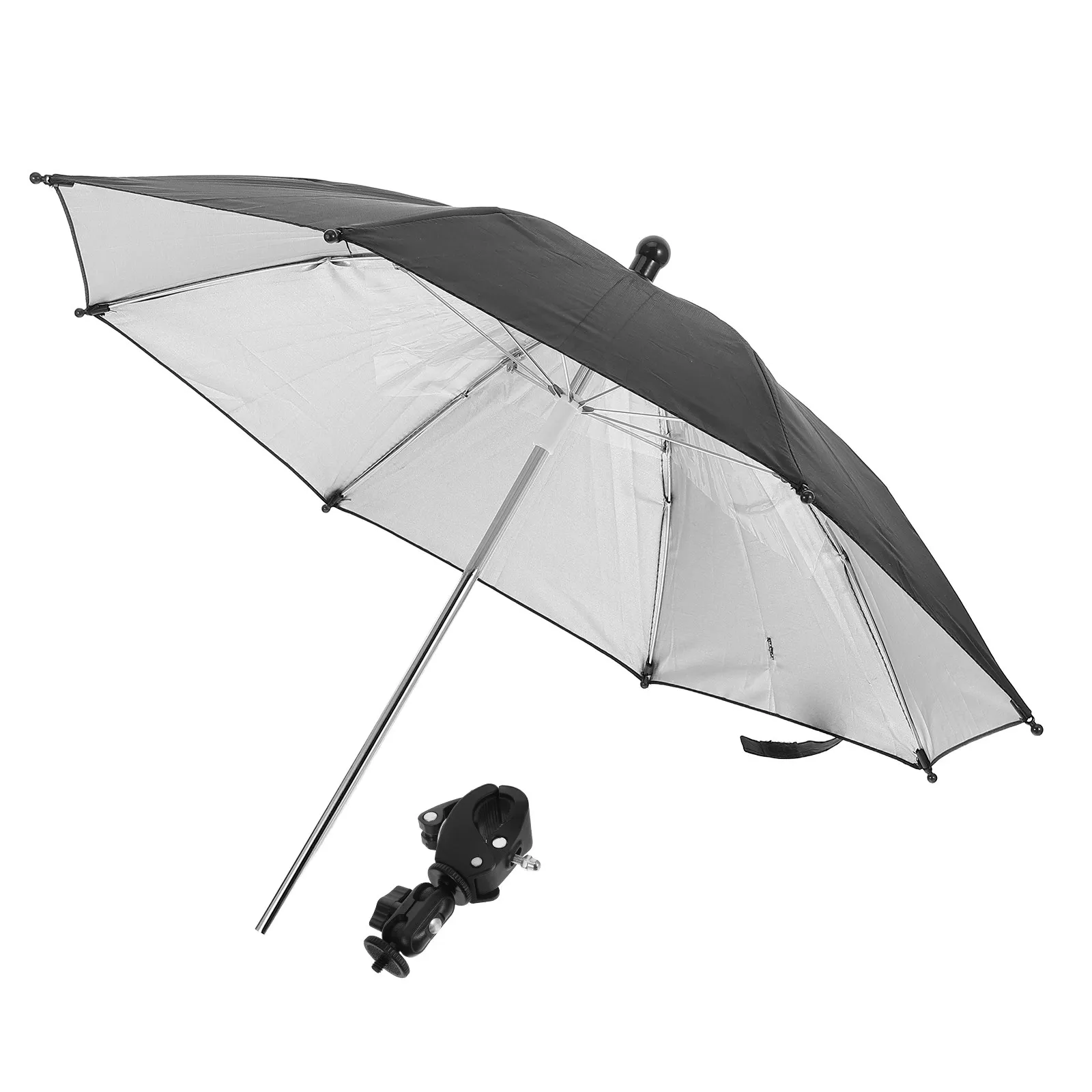 Live Streaming clamp-on Sunshade Umbrella Adjustable Umbrella Clamp For Patio Chair Rainproof Uv Protection