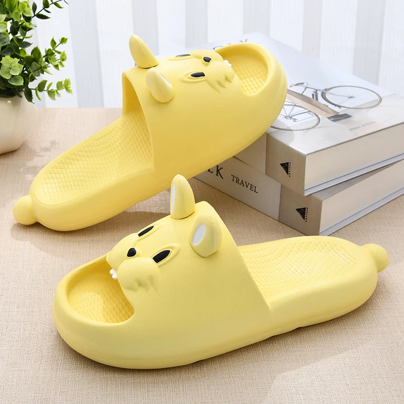 Cute Summer Kids Slippers Cartoon Rabbit Children Baby Soft Home Slippers Waterproof Non-slip Boys Girls Beach Shoe