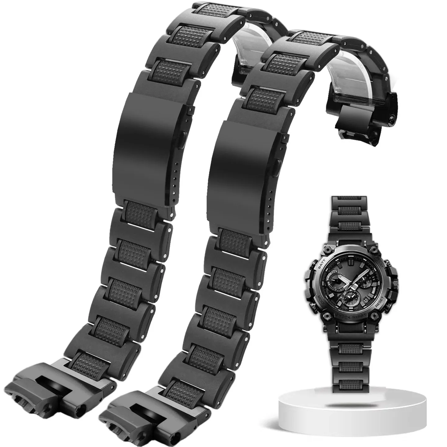 Suitable for Casio G-SHOCK Sixth Generation Frogman 3445 Modified GWF-D1000B Lightweight Composite Steel Strap