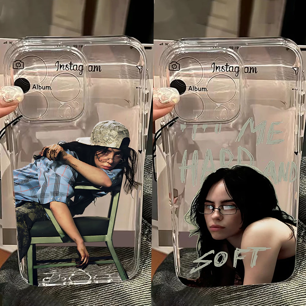 

Hit Me Hard and Soft B-BillieS Phone Case For iPhone 17 16 15 11 12 14 13 Pro Max Mini X XS XR 7 Plus SE 16E Shockproof Cover