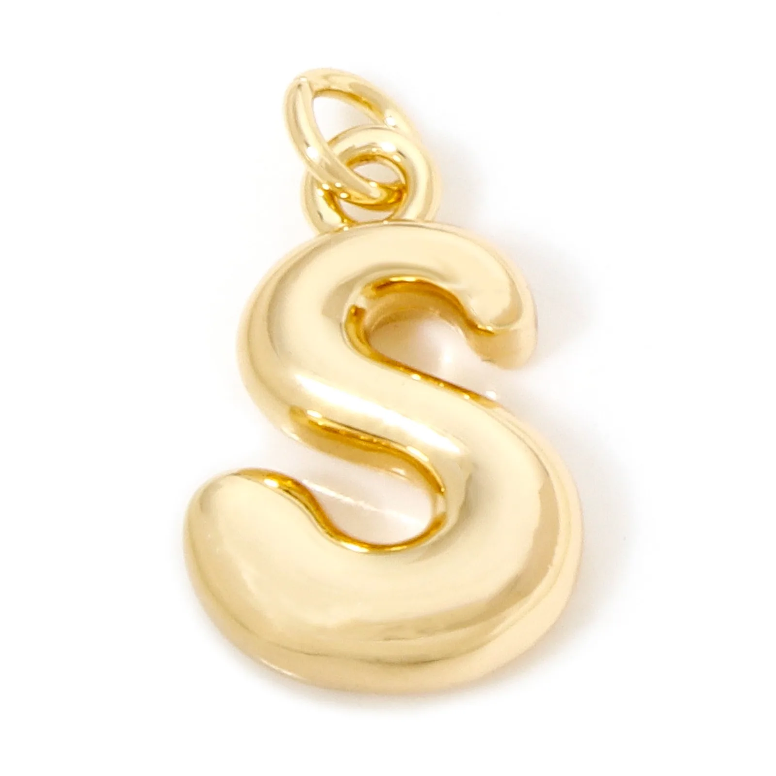1pc neue Messing Charms Gold Farbe Kapital Alphabet Buchstabe 3d Anhänger DIY Halskette Armband für Frauen Männer Party Schmuck Ergebnisse – Detail 15