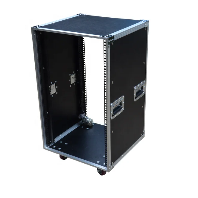 Plywood Aluminum Moving Storage Flight Case With Wheel For Sale STANDARD-TWO DOORS  Acceptable