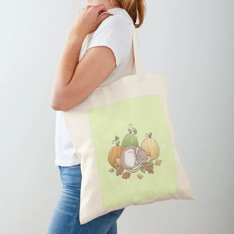 

Pumpkin rat Tote Bag Lady bag eco bag folding Shopper Big