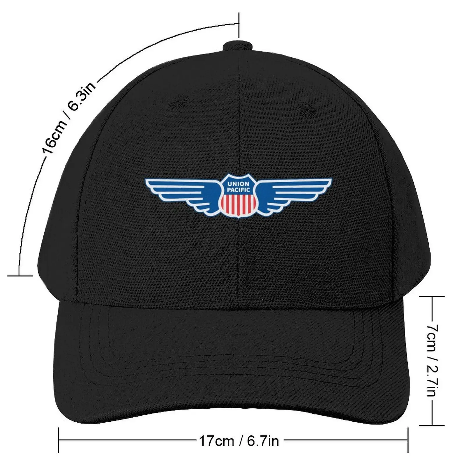 Union Pacific Wing Logo Baseball Cap Golf dad hat Women Caps Men's