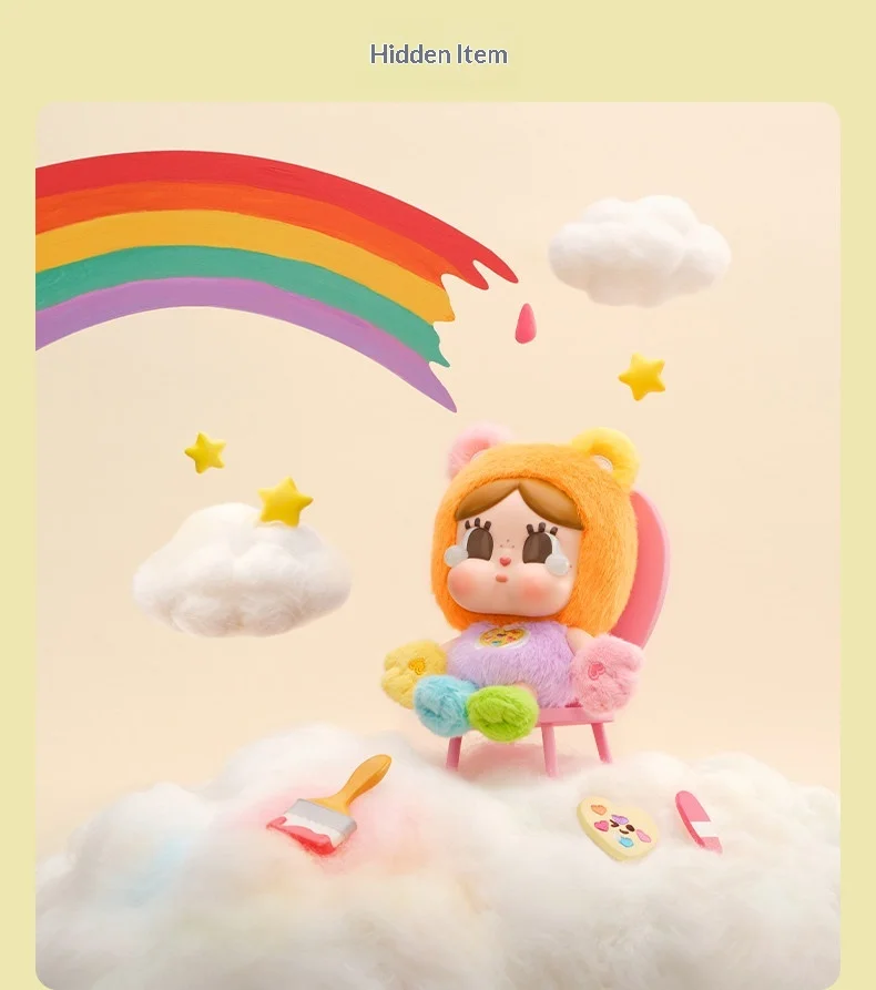 Original POP MART CRYBABY Care Bears Blindbox Taschenanhänger Schlüsselanhänger Niedliches Sammlerstück Dekofigur Spielzeug Geschenk für Sammler – Detail 14