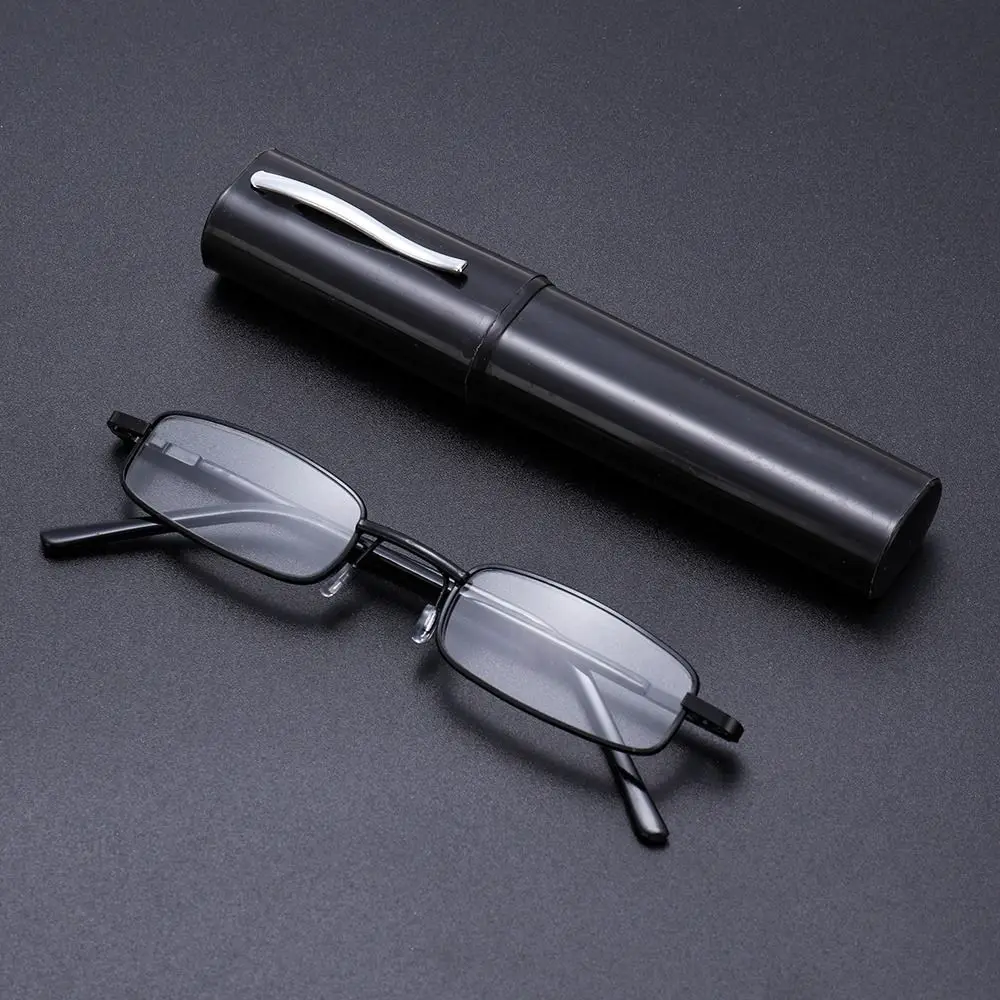 Portable Reading Glasses Men Women Ultra-thin Mini Anti-blue light Presbyopia Eyeglasses with Box Computer Glasses +1.0~4.0