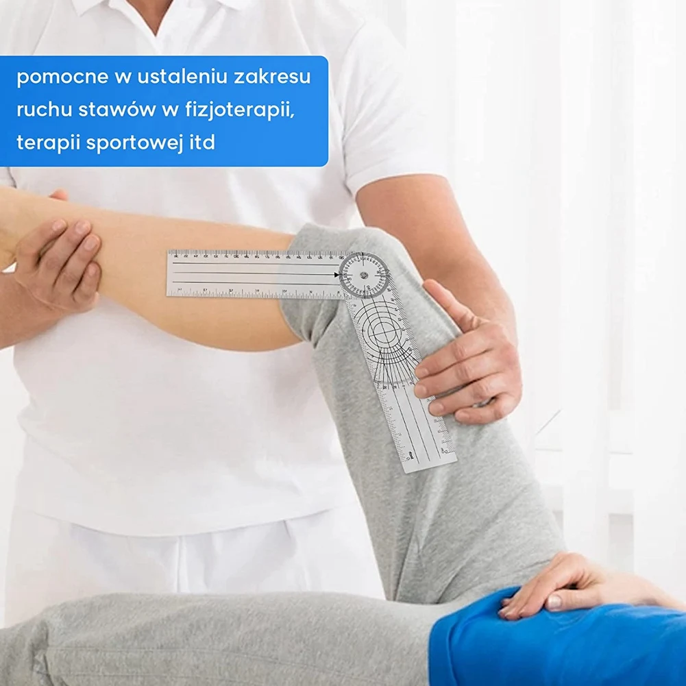 

Гониометр A38M, 4 штуки, для физиотерапии, с поворотом на 360 градусов, из ПВХ, для физиотерапии и спортивной терапии